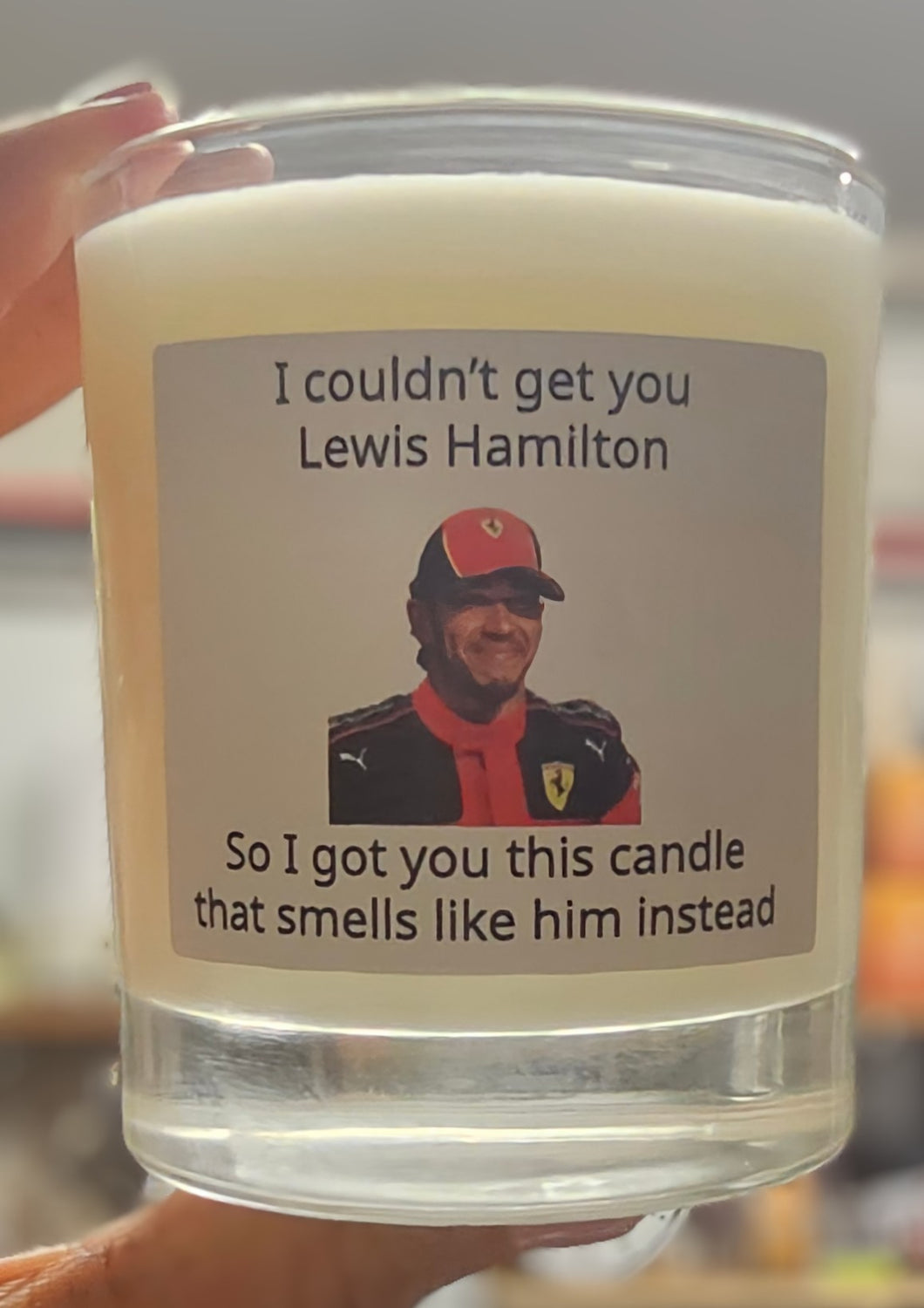 I couldn’t get you Lewis Hamilton